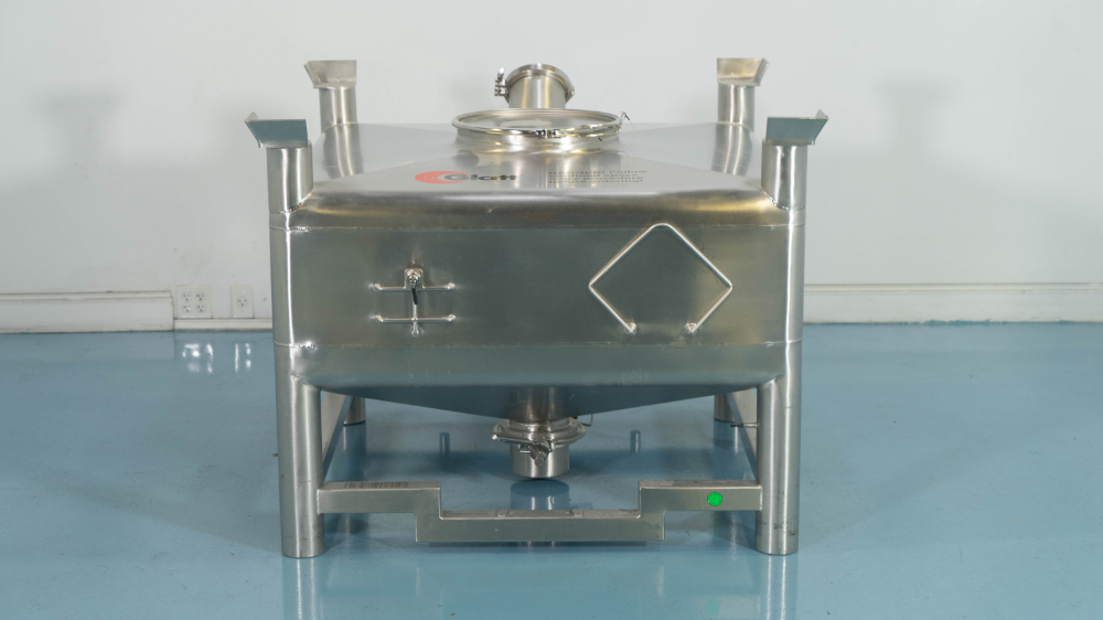 Image of Glatt TC750 750 Liter Stainless Steel Stackable Tote
